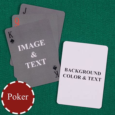 custom playing cards both sides|Personalized Both Side Playing Cards .